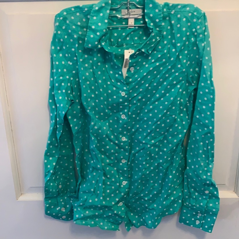 NWT Linen J crew shirt